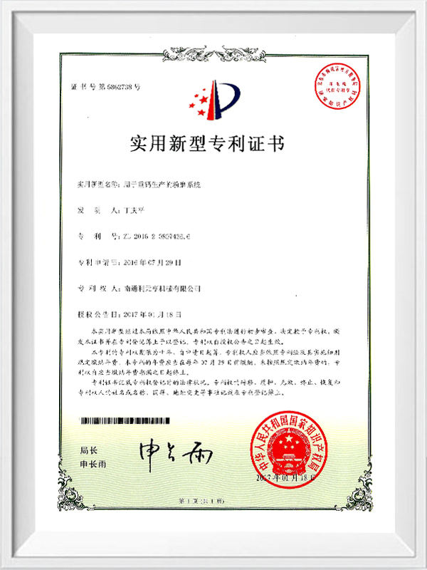 Sistem Pengisaran untuk Pengeluaran Kalsium Berat